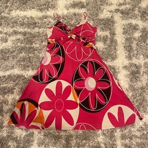 Y2K Retro Floral Dress